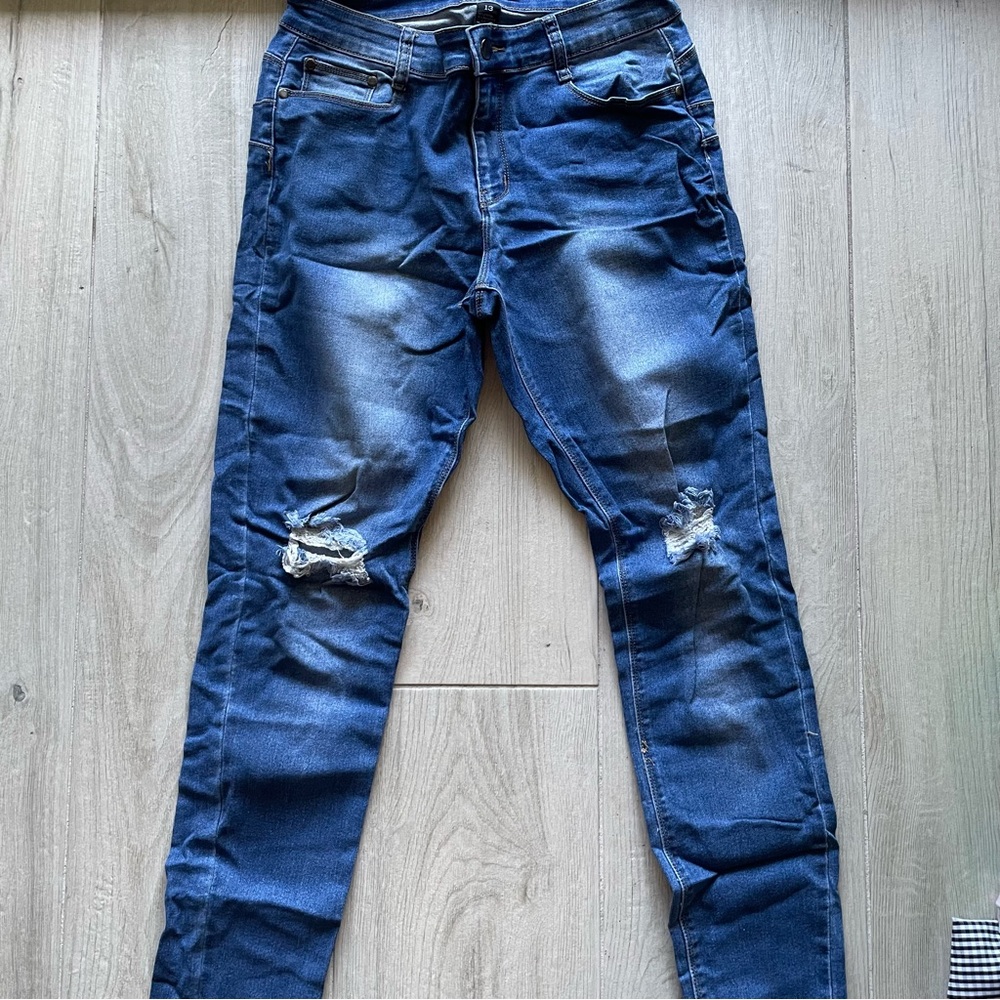 Fashion Nova Medium Wash Jeans